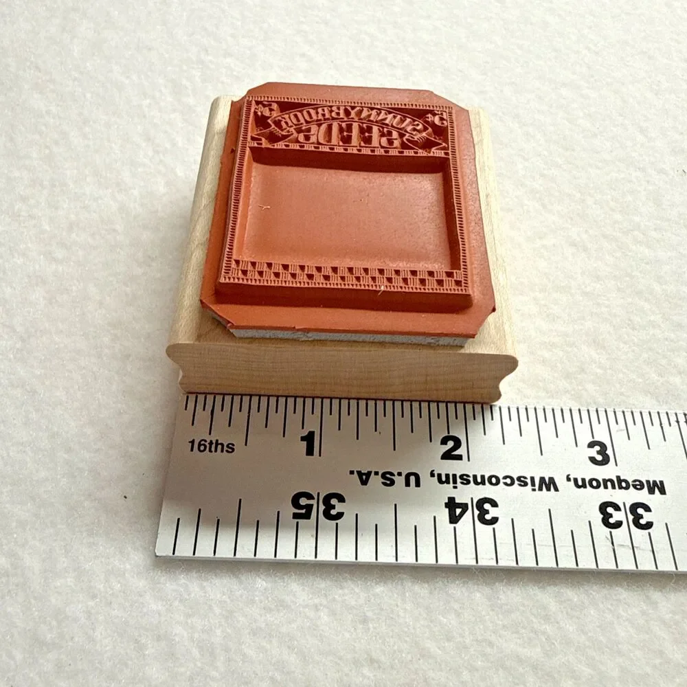 GARDEN SEEDS Stampin' Up! Foam Mount Rubber Stamps Vegetable Harvest Food abx25